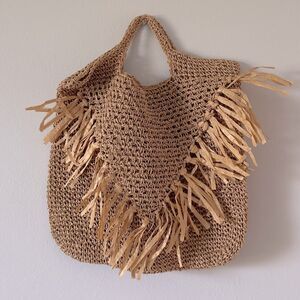 ⭕️ 8 OTHER REASONS Jute Raffia Bag in Natural Straw